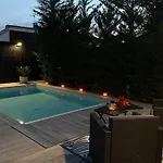 فيلة La Dolce - Maison 100m2 Avec Piscine Chauffee De Mi Mai A Mi Oct En Fonction Du Temps Et Temperature A Cauderan