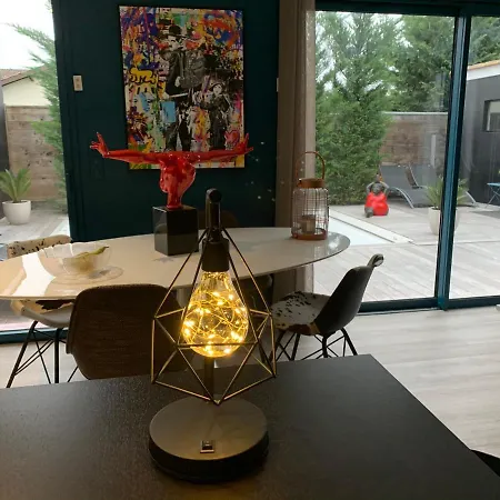 Villa La Dolce - Maison 100m2 Avec Piscine Chauffee De Mi Mai A Mi Oct En Fonction Du Temps Et Temperature A Cauderan